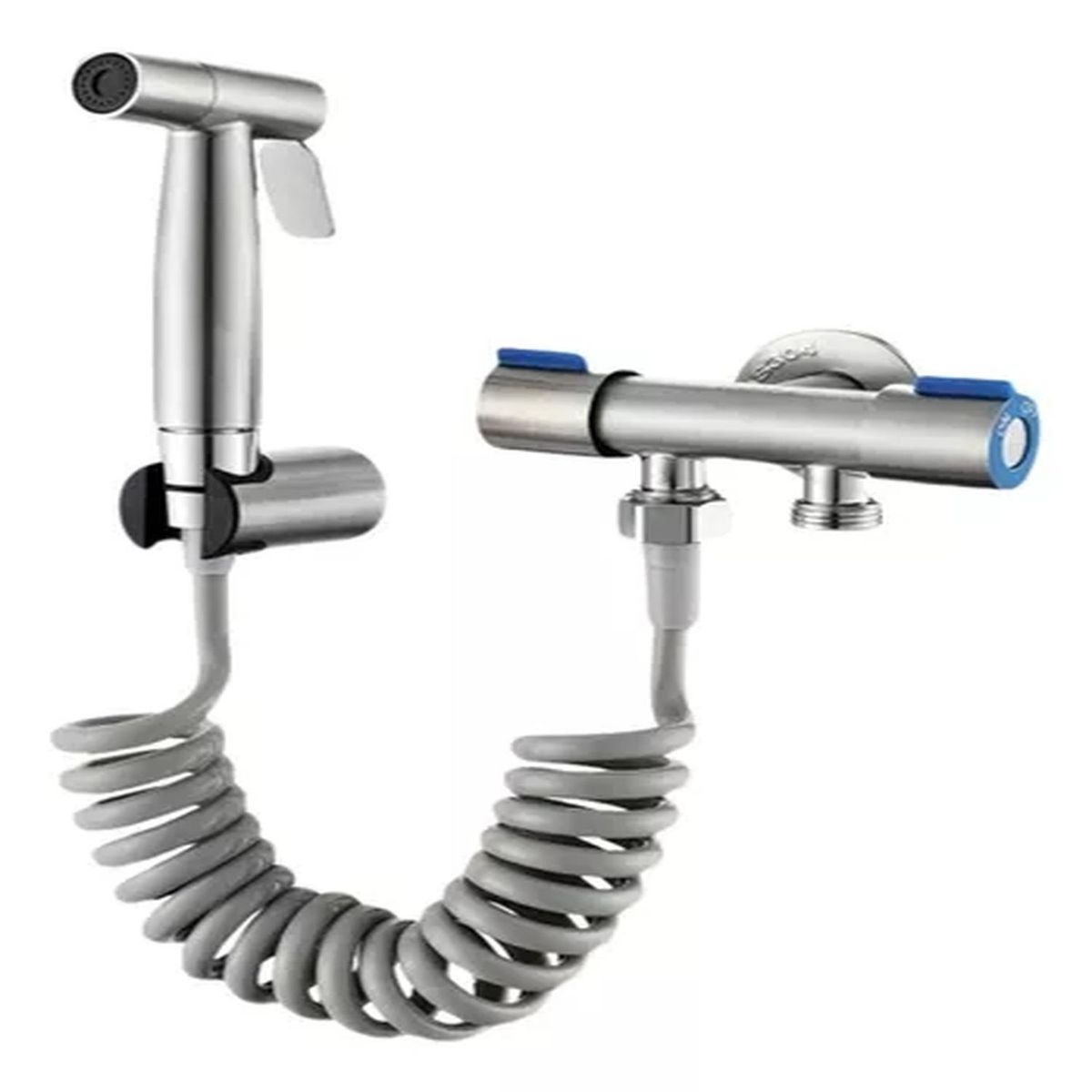 BIGBAMSPACE - Ducha Bidet Arabe Kit Completo Inodoro Acero Inoxidable