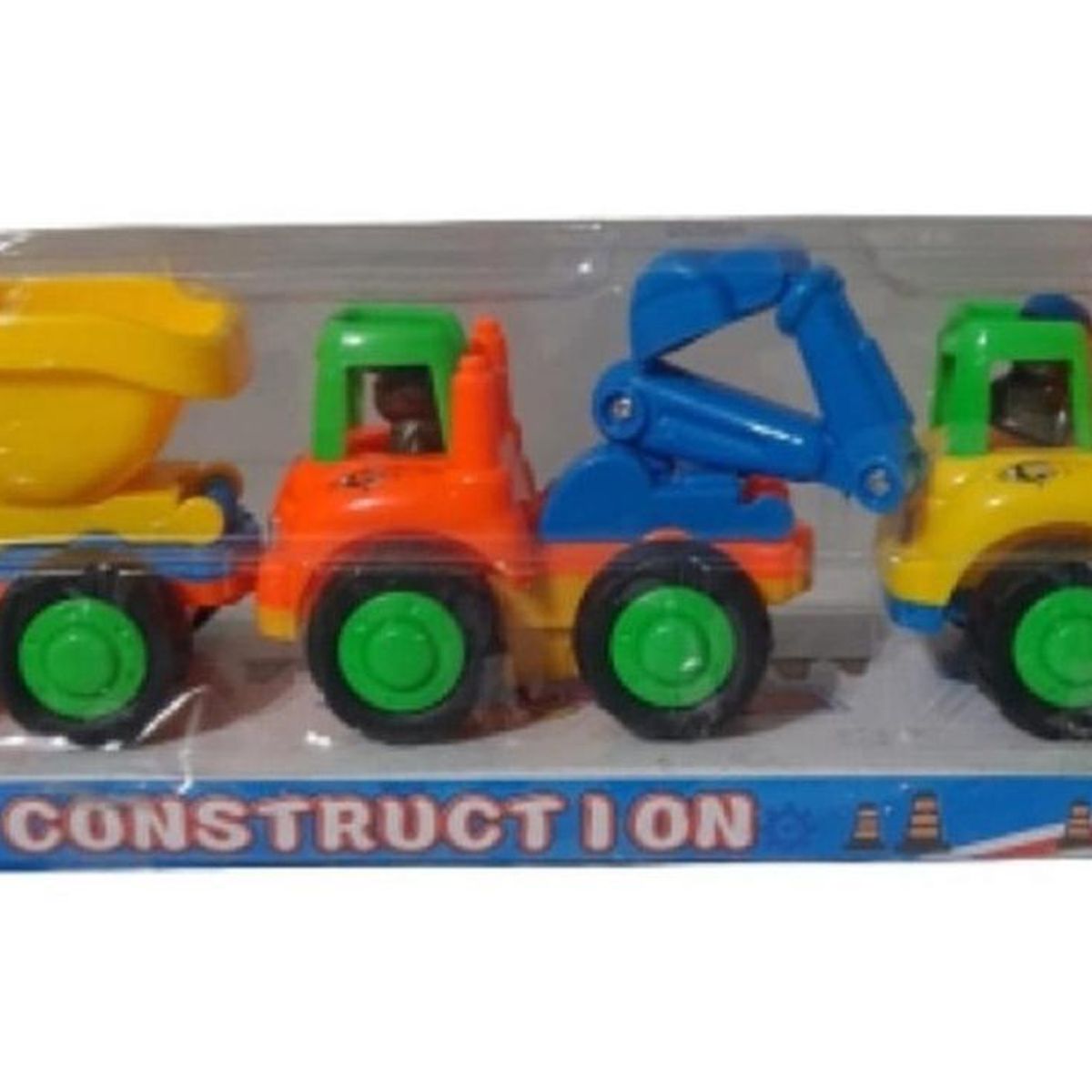 BIGBAMSPACE - Camiones De Juguete Construccion Set 3 Unidades