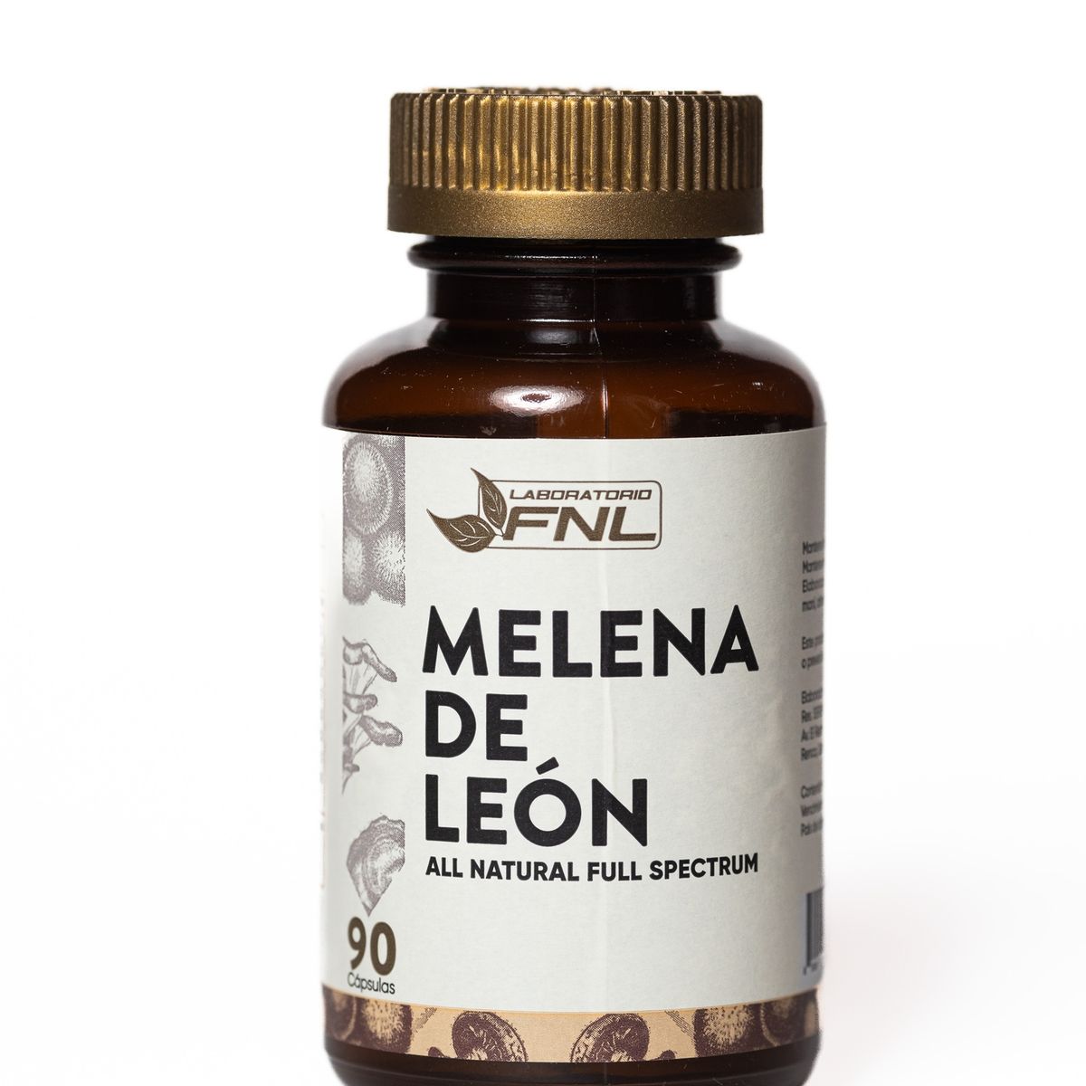 FNL - Melena De León Full Spectrum FNL - 90 Cápsulas Sin Sabor