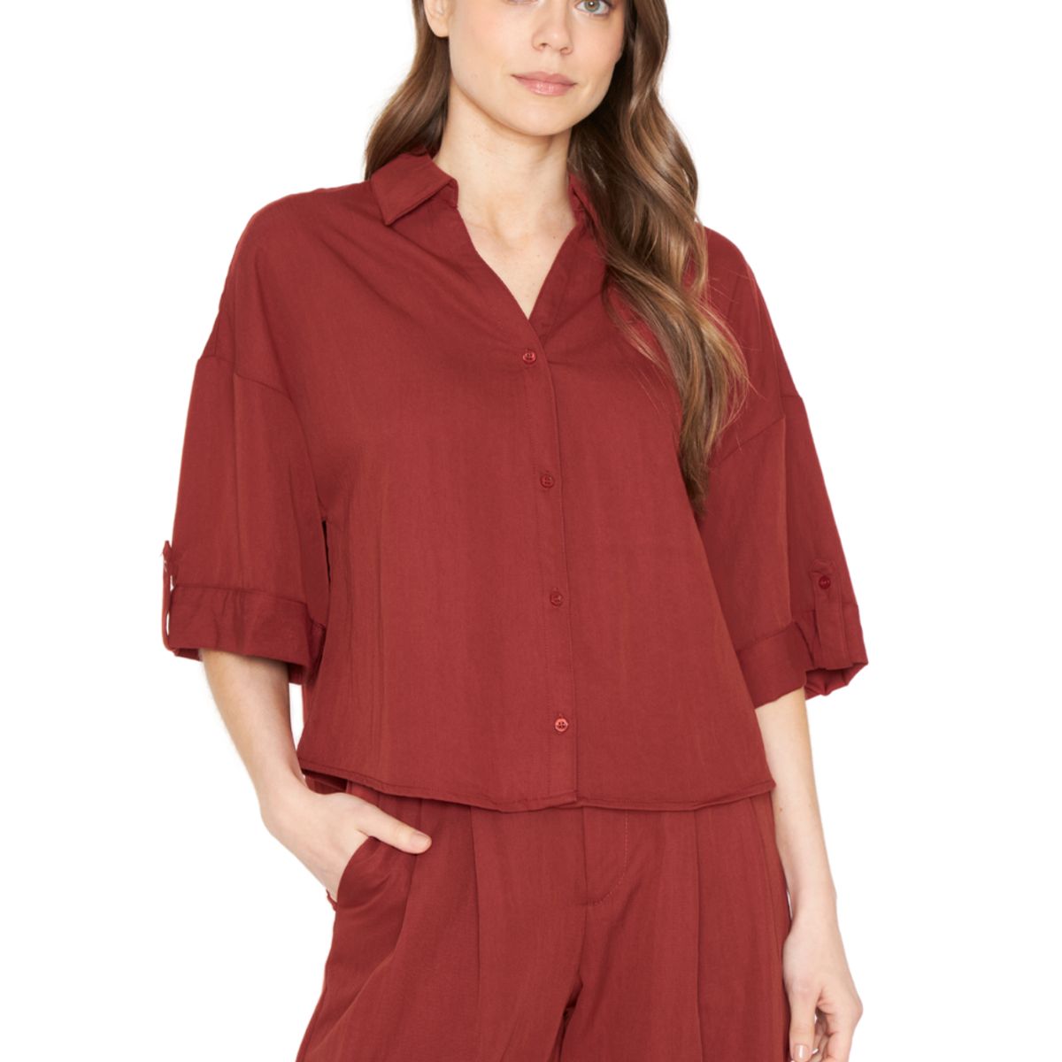 JACINTA TIENDA - Blusa Elena terracota Jacinta Tienda