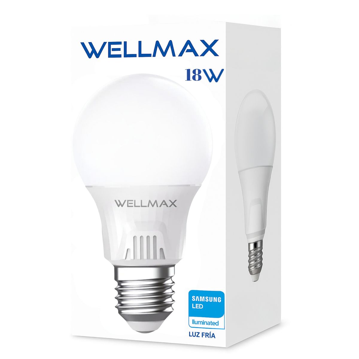 Ampolleta Led Samsung Wellmax 18W HIGH POWER LUMENS LUZ FRIA, marca WELLMAX - Foto Principal