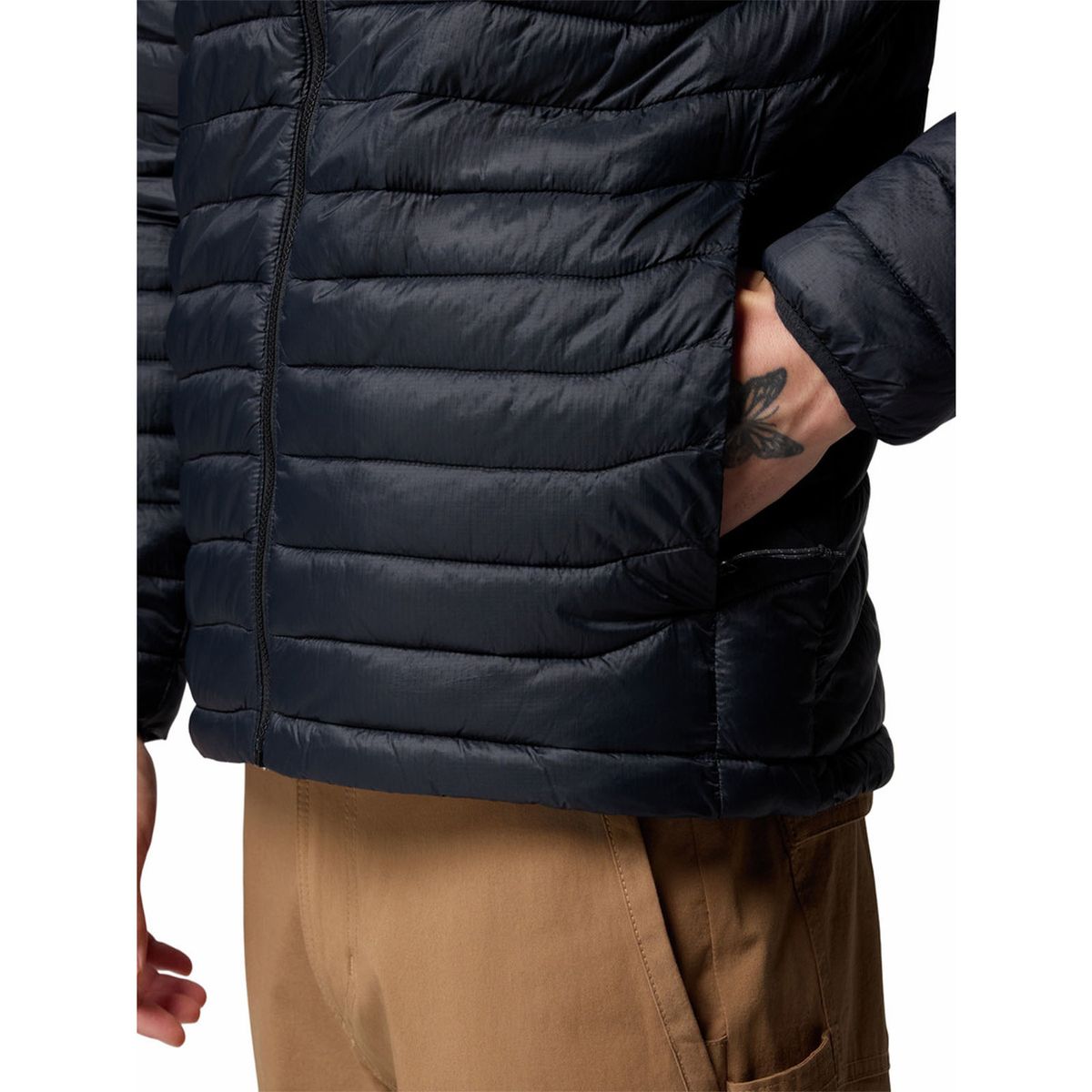 COLUMBIA - Parka Hombre Powder Pass Hooded Negro COLUMBIA