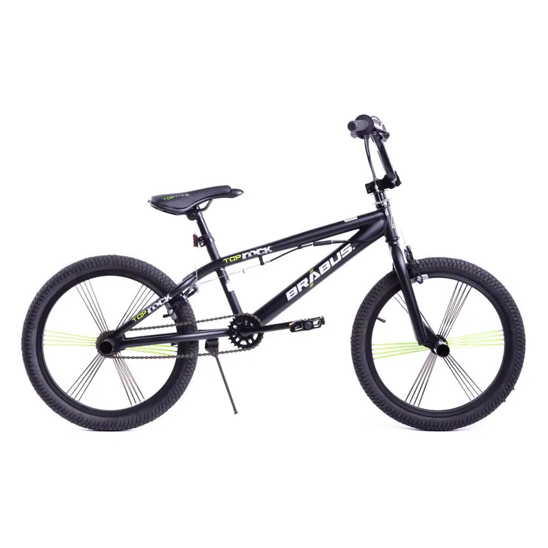 BRABUS - Bicicleta Freestyle Top Rock Aro 20 Negro