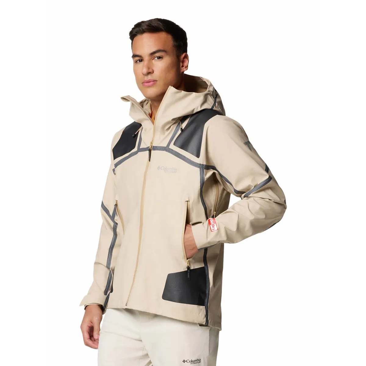 COLUMBIA - Cortaviento Hombre Whistler Peak Shell Beige COLUMBIA