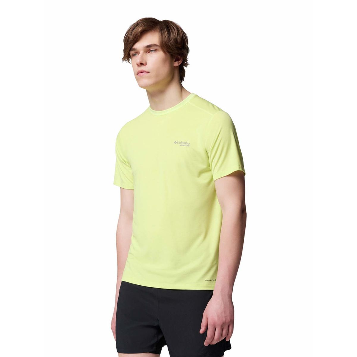 COLUMBIA - Polera M/C Hombre Endle Trail Running Amarillo COLUMBIA