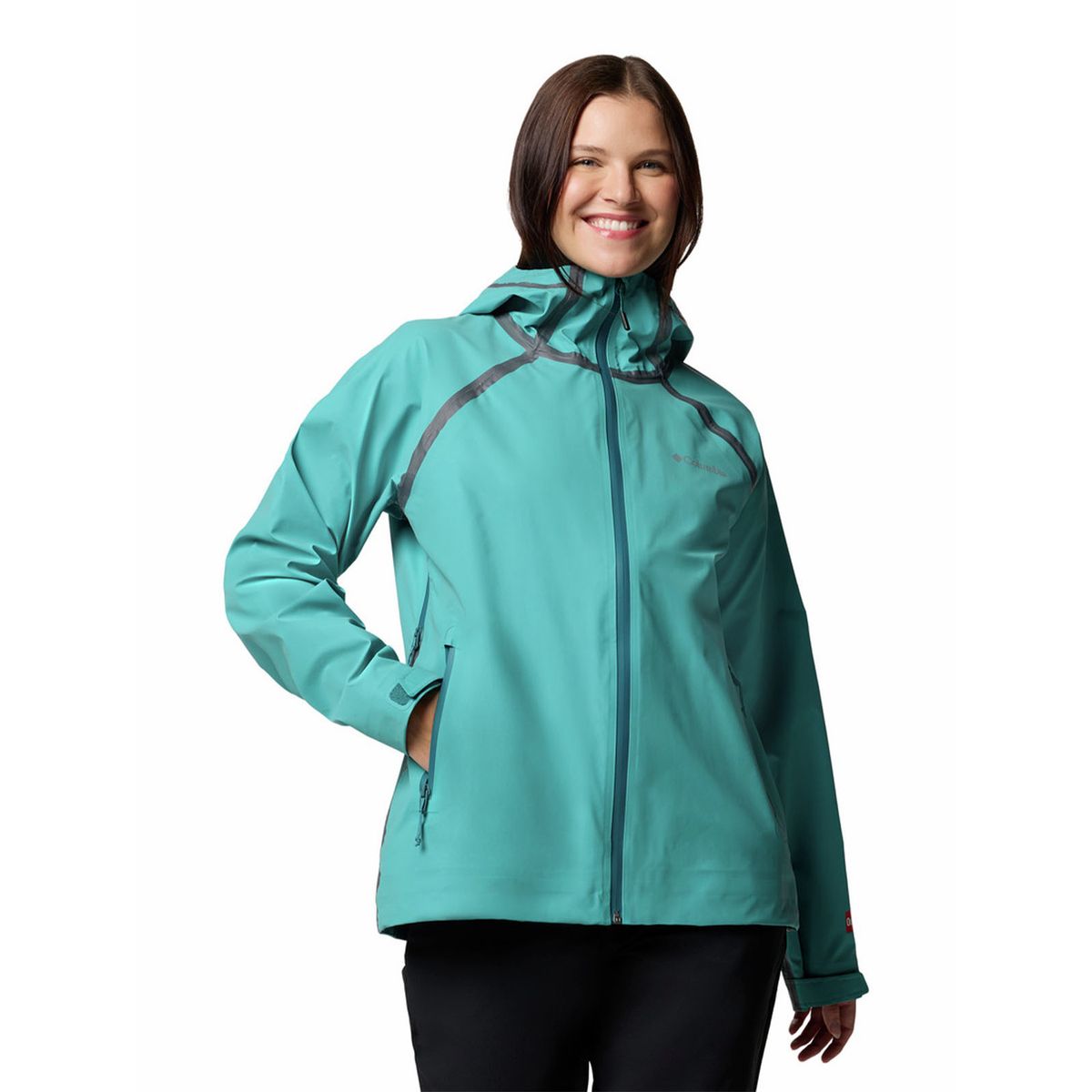 COLUMBIA - Cortaviento Mujer Reign No Shine Azul COLUMBIA