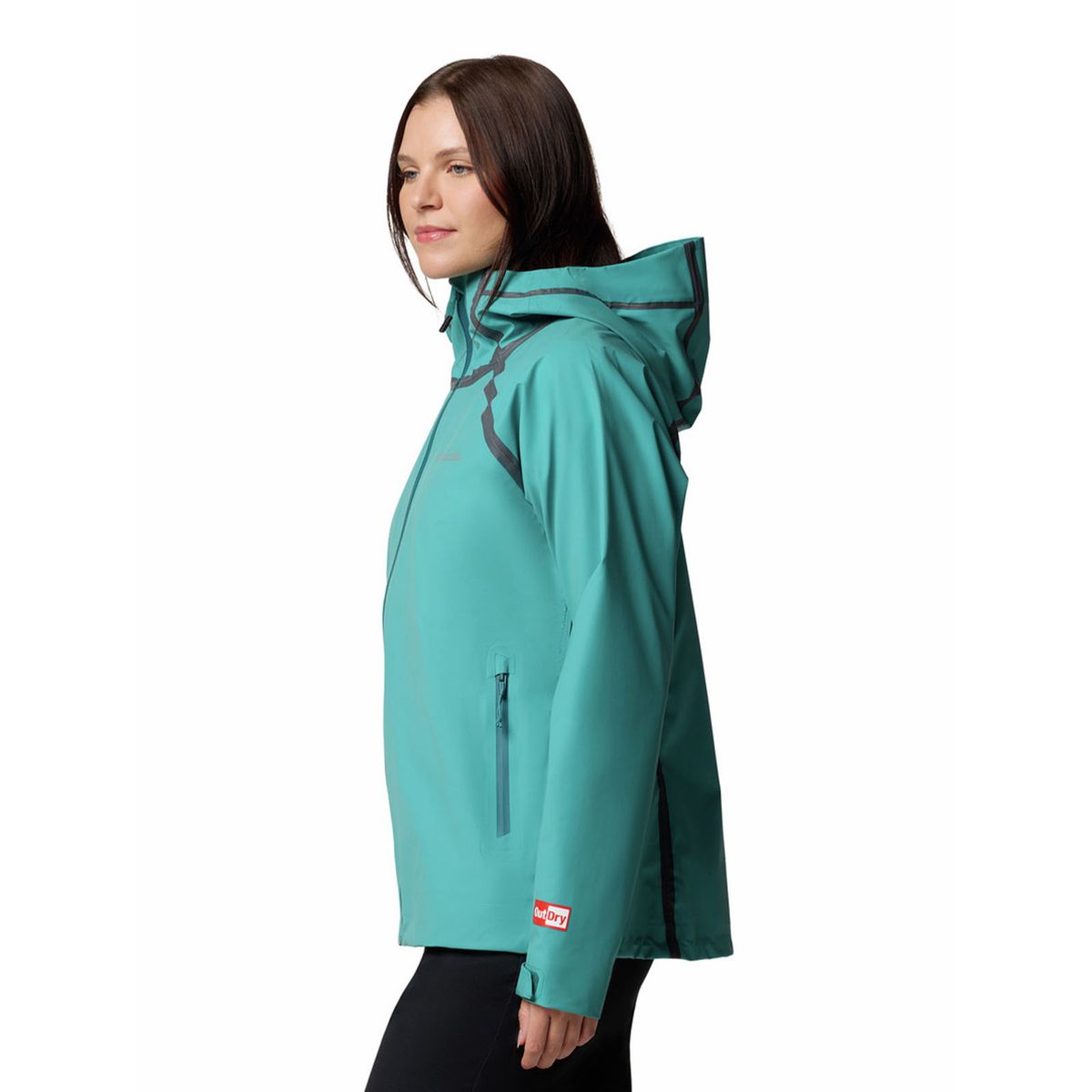 COLUMBIA - Cortaviento Mujer Reign No Shine Azul COLUMBIA