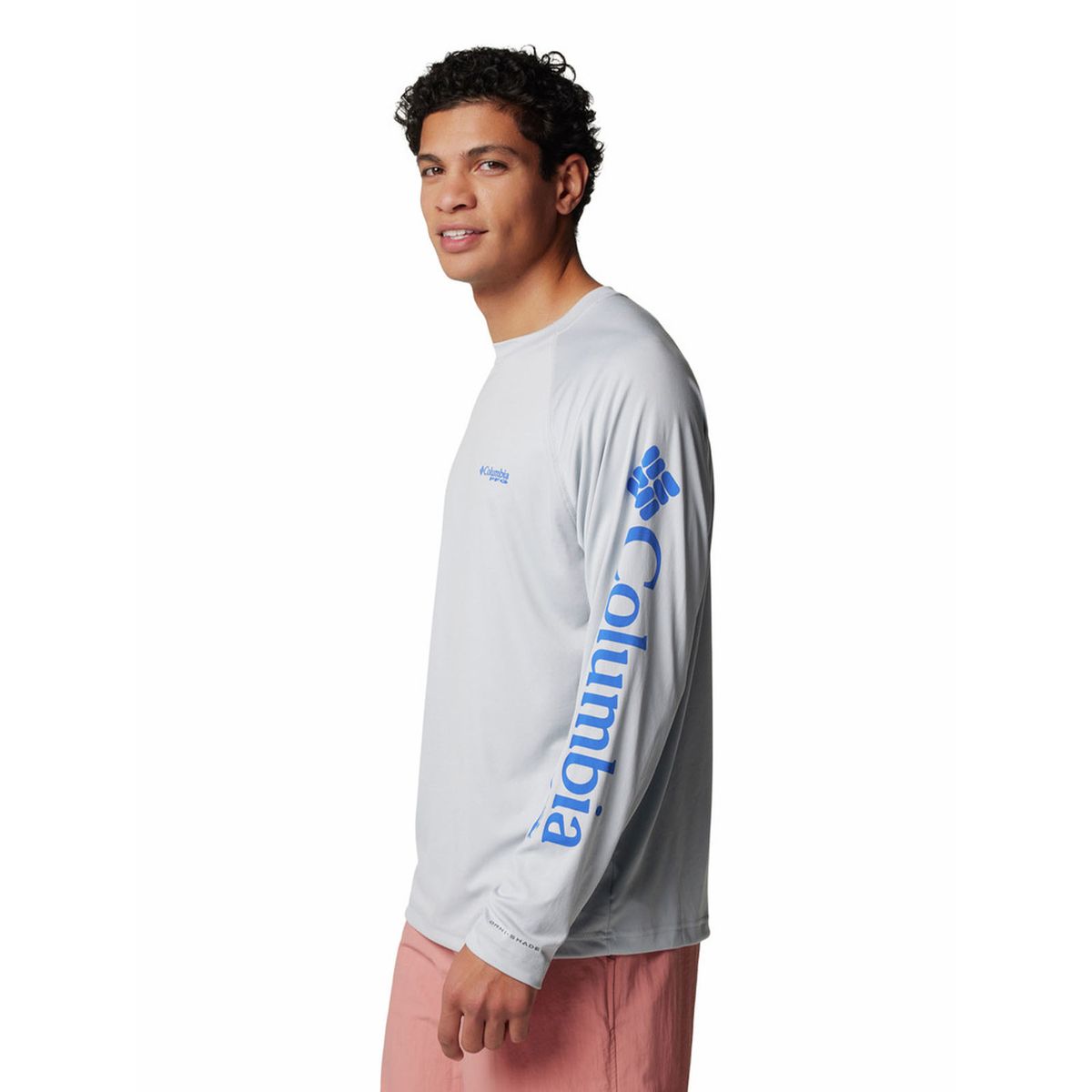 COLUMBIA - Polera Manga Larga Hombre Terminal Tackle Gris COLUMBIA