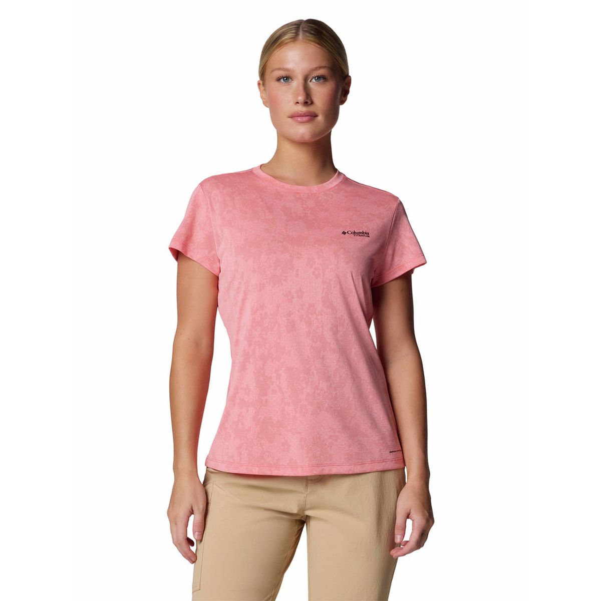 COLUMBIA - Polera M/C Mujer Bluebird Canyon Rosado COLUMBIA