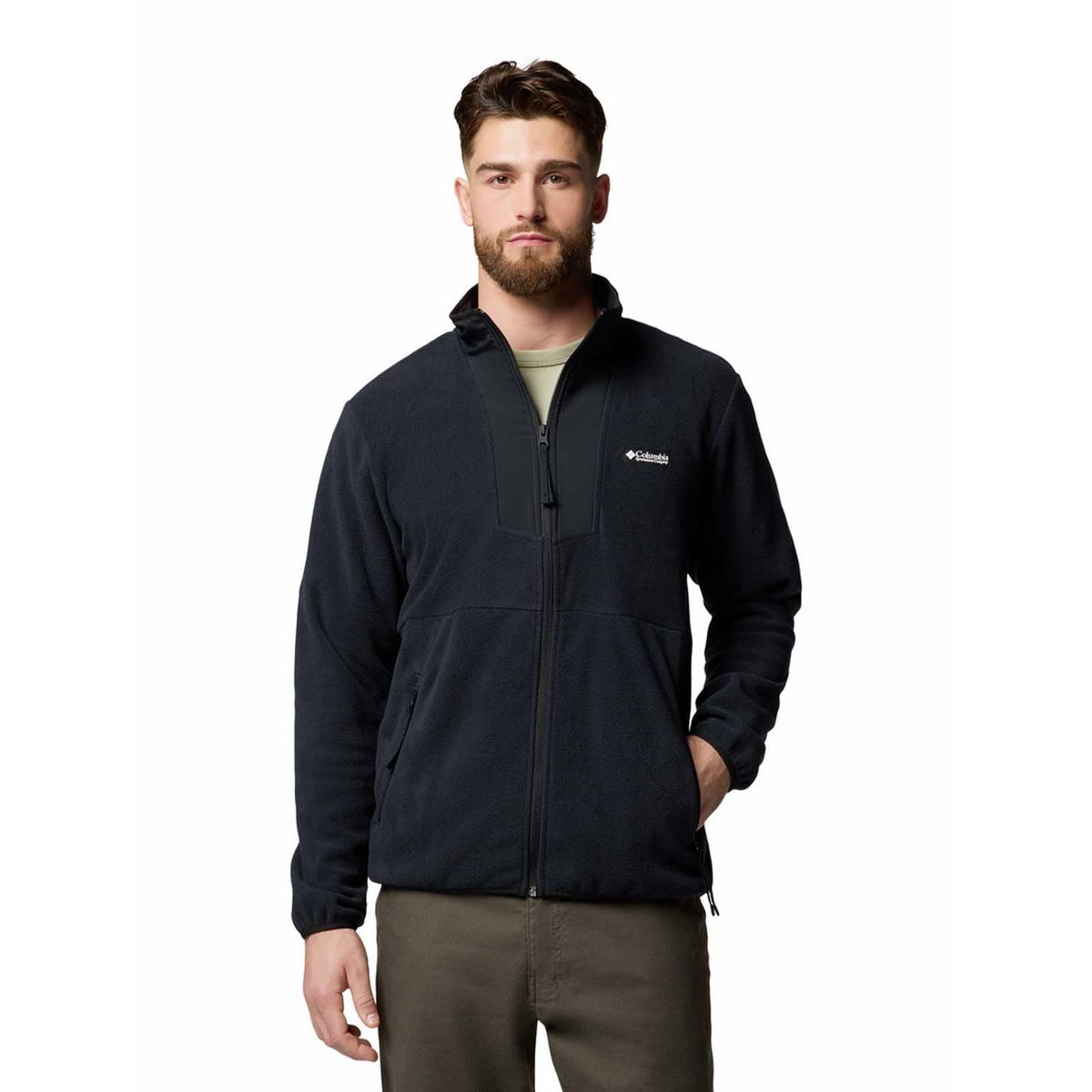COLUMBIA - Polar Hombre Sequoia Grove Full Zip Negro COLUMBIA