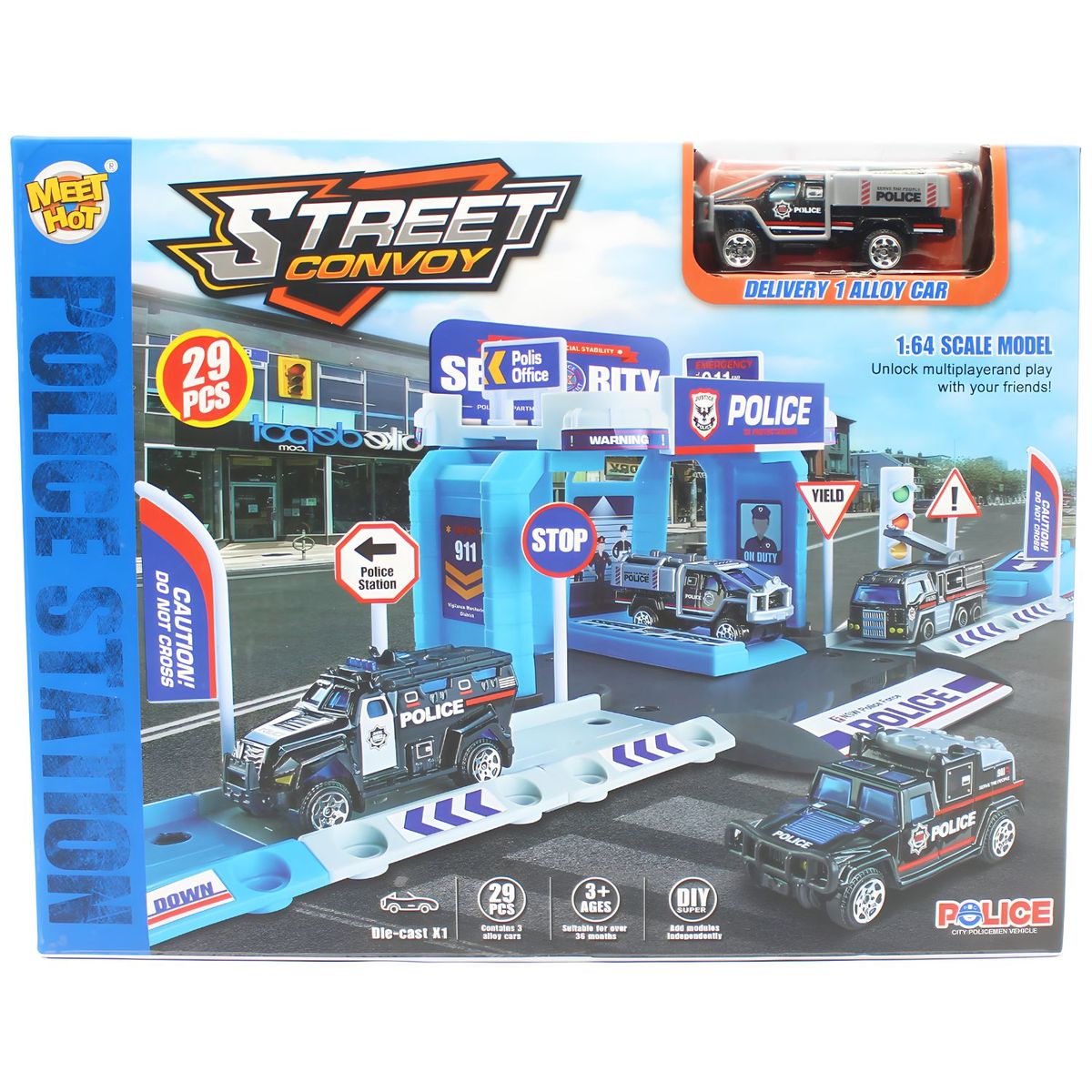 PUNTO STORE - Set Estación de Policía 29 Piezas Aventura Total - PS