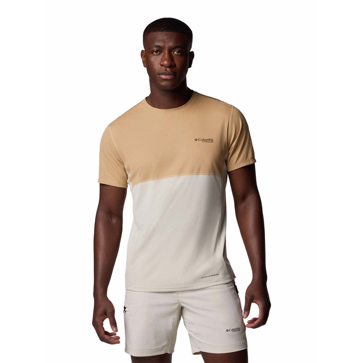 COLUMBIA - Polera M/C Hombre Cirque River Pro Beige COLUMBIA