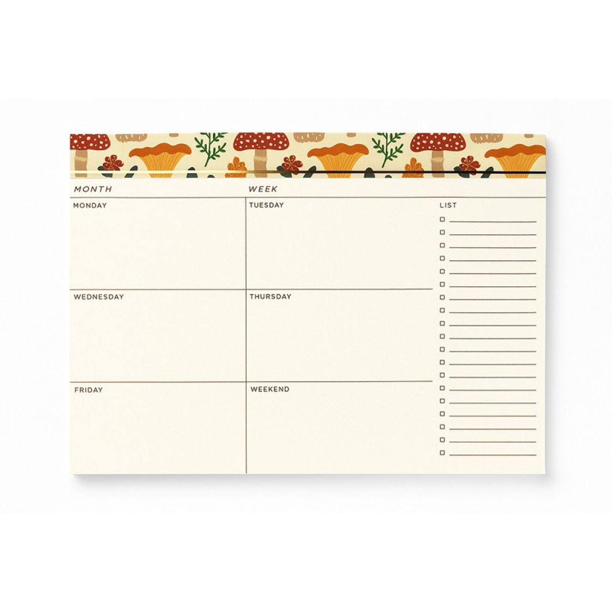 NECTAR - Planner semanal Nest / 80 hojas 80gms / 25x19cm