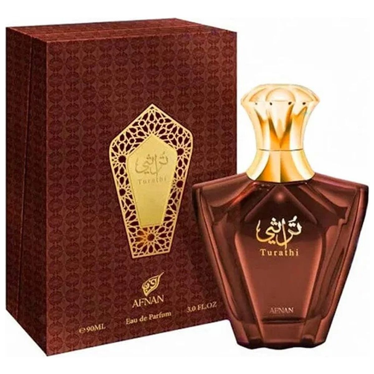AFNAN - Perfume Edp Hombre Árabe Afnan Turathi Brown 90 Ml