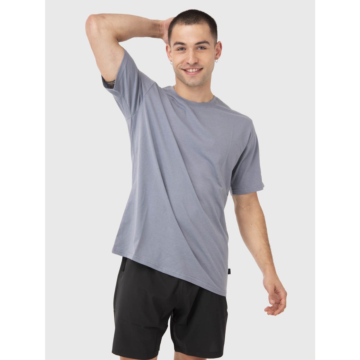 BSOUL - Polera Hombre Printed T-Shirt Gris BSOUL