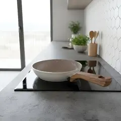 GENERICO - Sarten 20 revestimiento Ceramico Antiadherente apta induccion 1,1 Litros Malibú