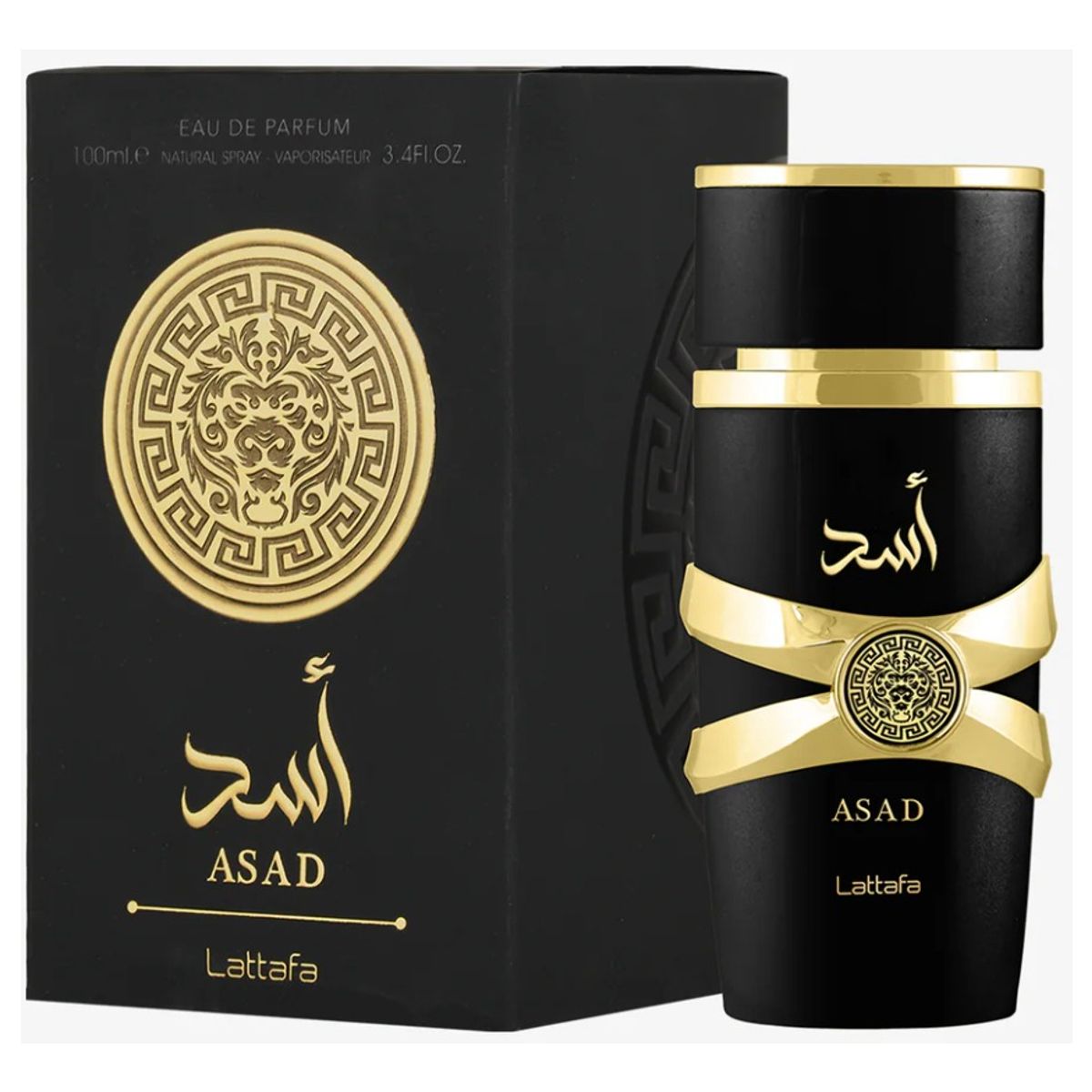 LATTAFA - Perfume Amaderado Edp Hombre Árabe Lattafa Asad 100 Ml