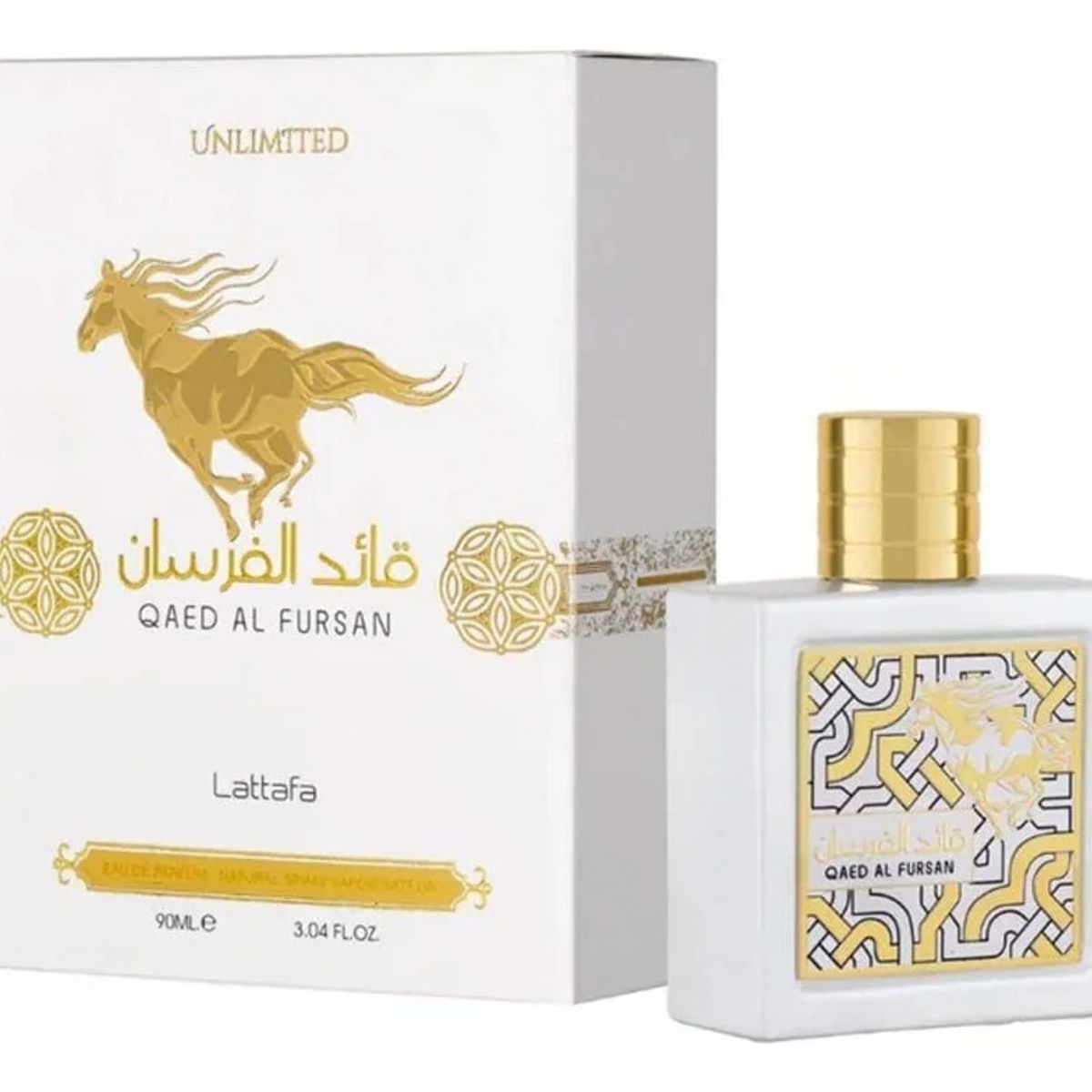 LATTAFA - Perfume Unisex Árabe Lattafa Qaed Al Fursan Unlimited 90 Ml