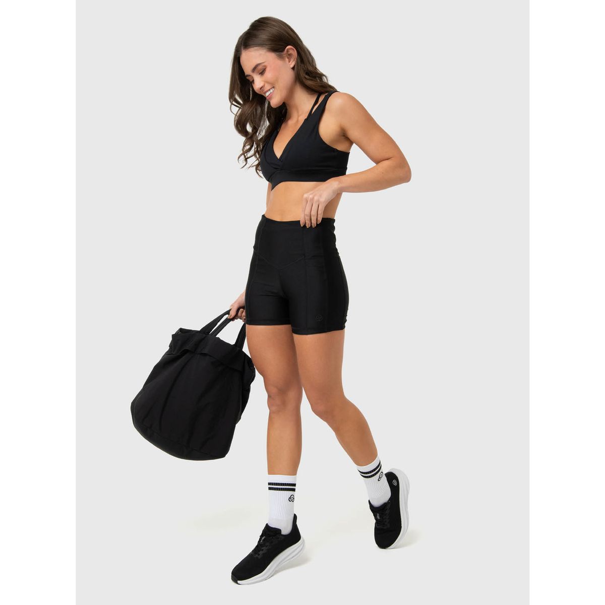 BSOUL - Short Mujer Shiny Negra BSOUL