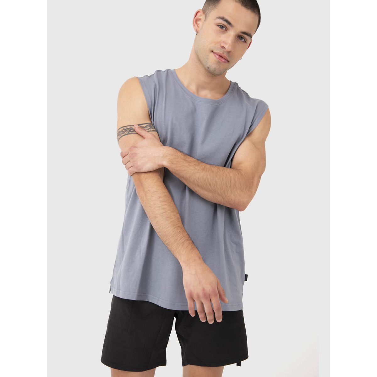 BSOUL - Polera Hombre Sleeveless Gris BSOUL