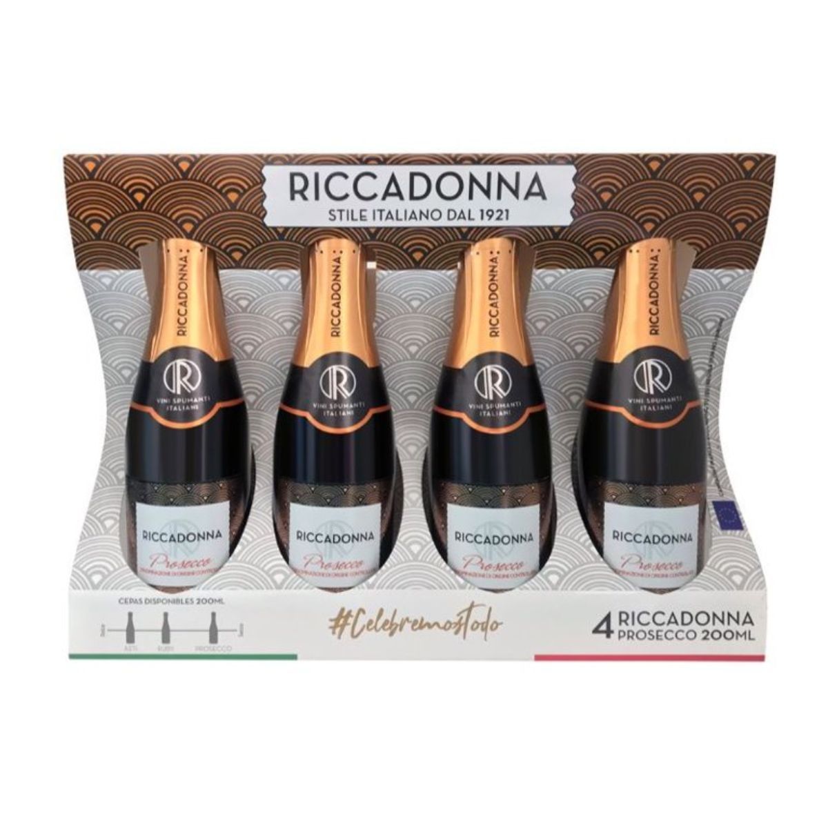 RICCADONNA - Espumante 4x Riccadonna Proseco 200cc
