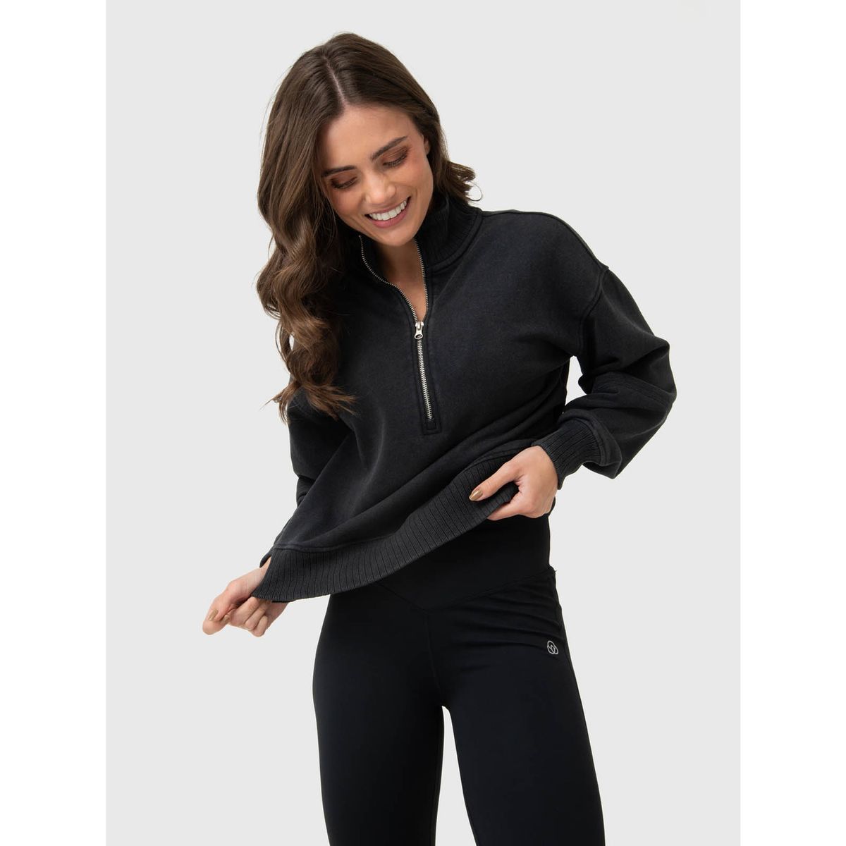 BSOUL - Polerón Mujer Lia II Negro BSOUL