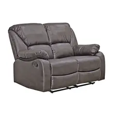 MSA MUEBLES SANTA ANA - Sofá Reclinable 2 Cuerpo Frankfurt Brown
