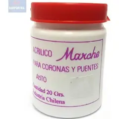 GENERICO - Acrílico Coronas Marché 20 Grs Blanco Colores Santiago