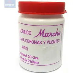 GENERICO - Acrílico Coronas Marché 20 Grs Blanco Colores Santiago