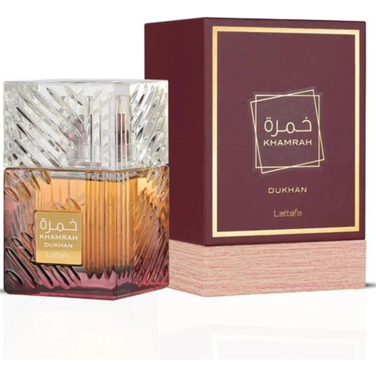 LATTAFA - Perfume Dulce Edp Unisex Árabe Lattafa Khamrah Dukhan 100 Ml