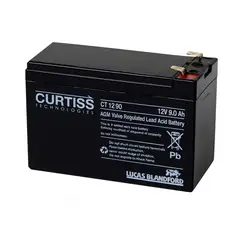 GENERICO - Batería Curtiss CT1290 12V 9A AGM ciclo profundo