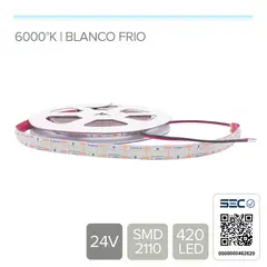 STOREFIX - CINTA LED 22W 24V 420L FRIO ALTO BRILLO (Rollo 5 mts)