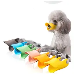 GENERICO - Bozal de Silicona Flexible para Perros Pequeños