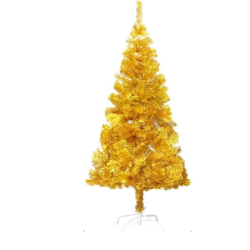 GENERICO - ARBOL DE NAVIDAD 150 cm DORADO CON 300 RAMAS WYM