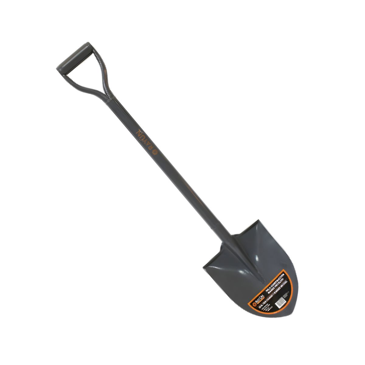 RAYUN - Pala de Construcción Punta Huevo Rayun Mango Metalico