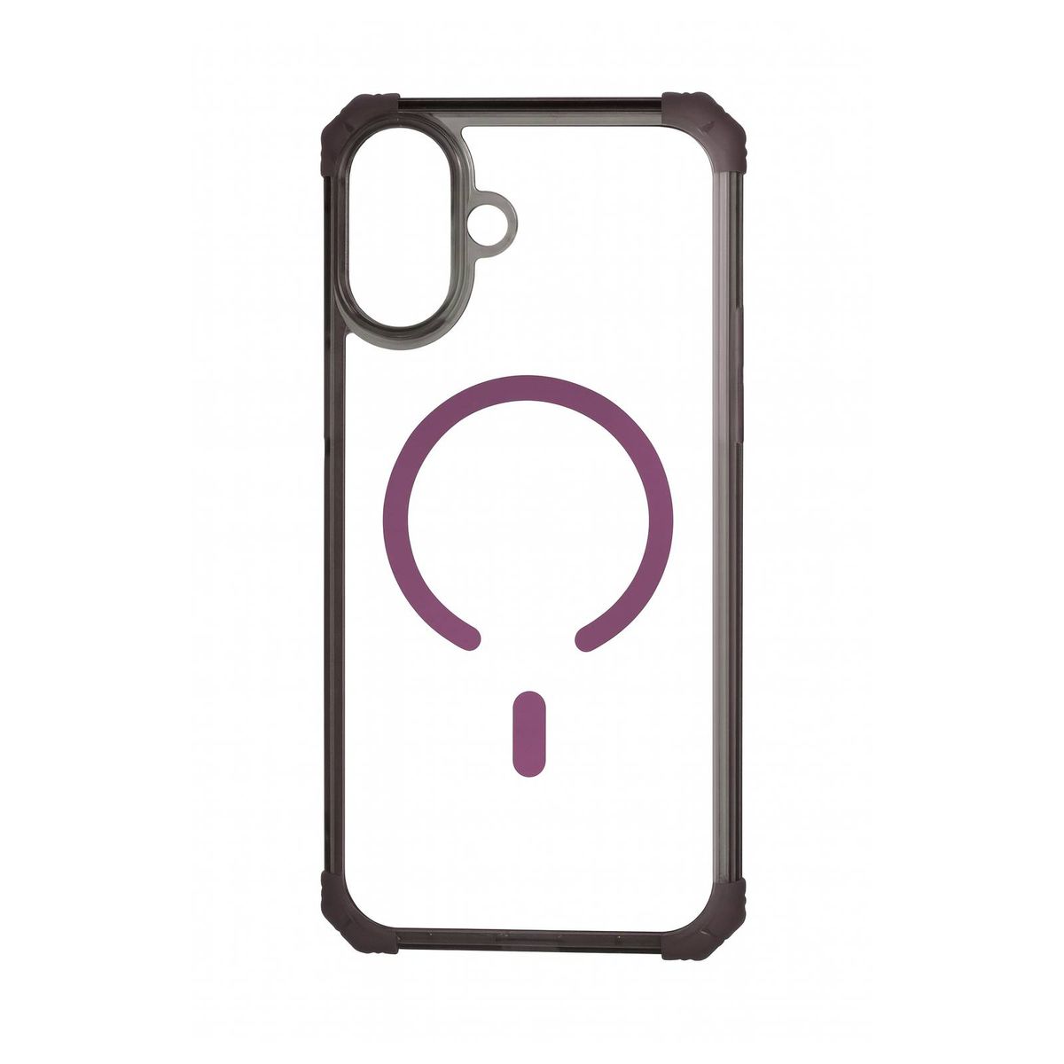 JOIGO - Carcasa Antishock Clear Para iPhone 17 Magsafe Lila