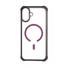 JOIGO - Carcasa Antishock Clear Para iPhone 17 Magsafe Lila