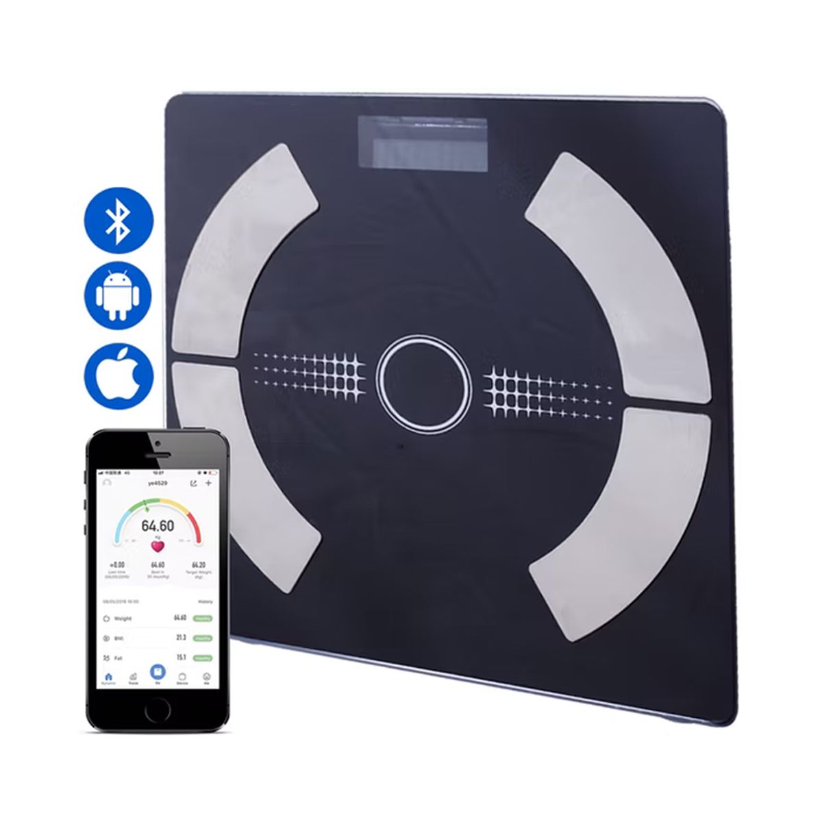NAGASHI - BALANZA DIGITAL BLUETOOTH BDGM-382 NAGASHI
