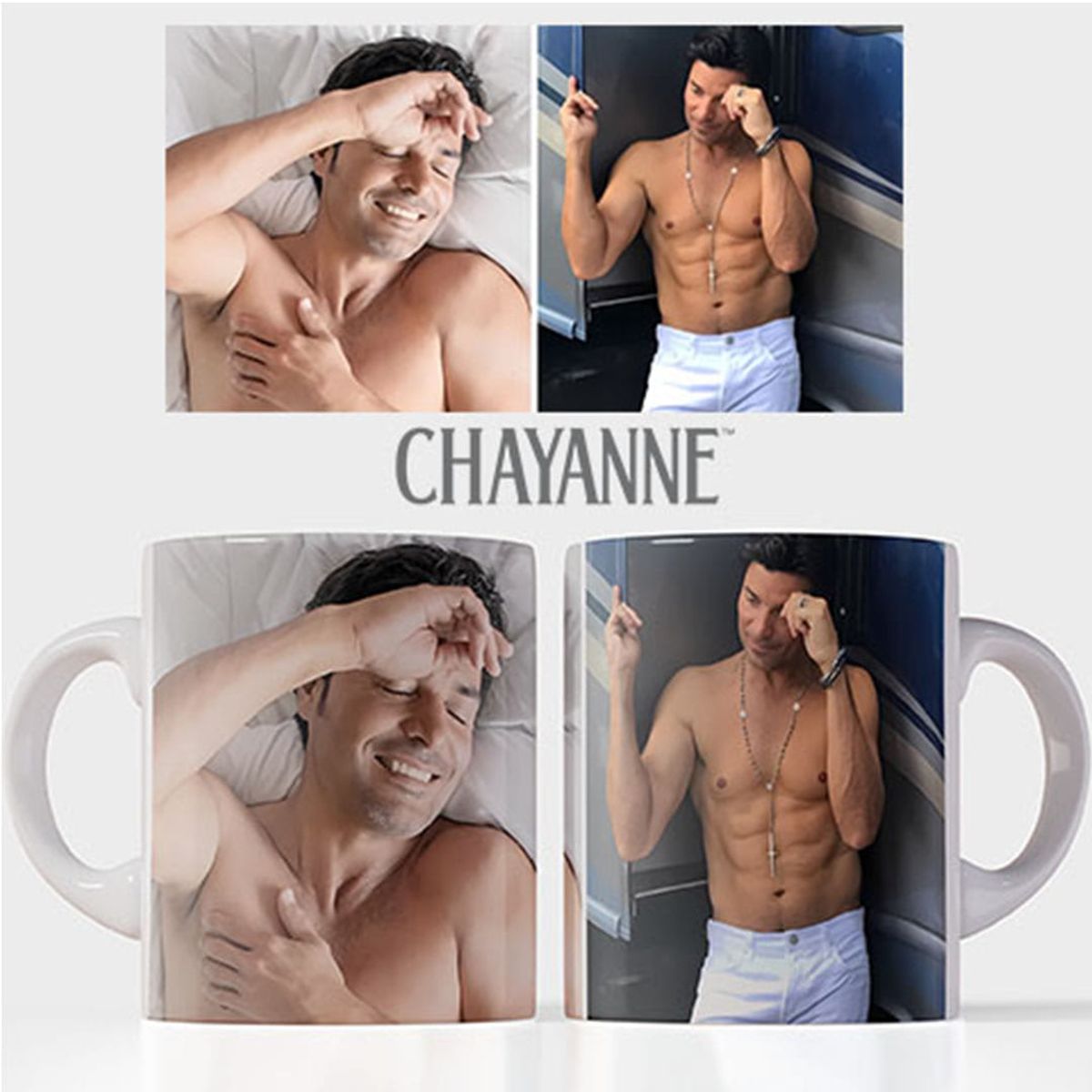 SM - Taza Tazón Chayanne Sexy  Regalo ideal para fans