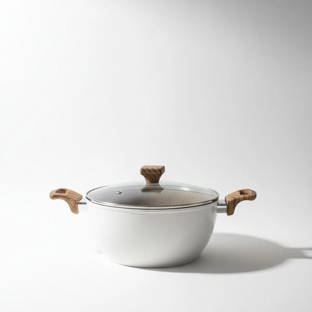 GENERICO - Olla 26 cm Ceramica Antiadherente 5,5 Litros apta induccion cacerola MALIBÚ