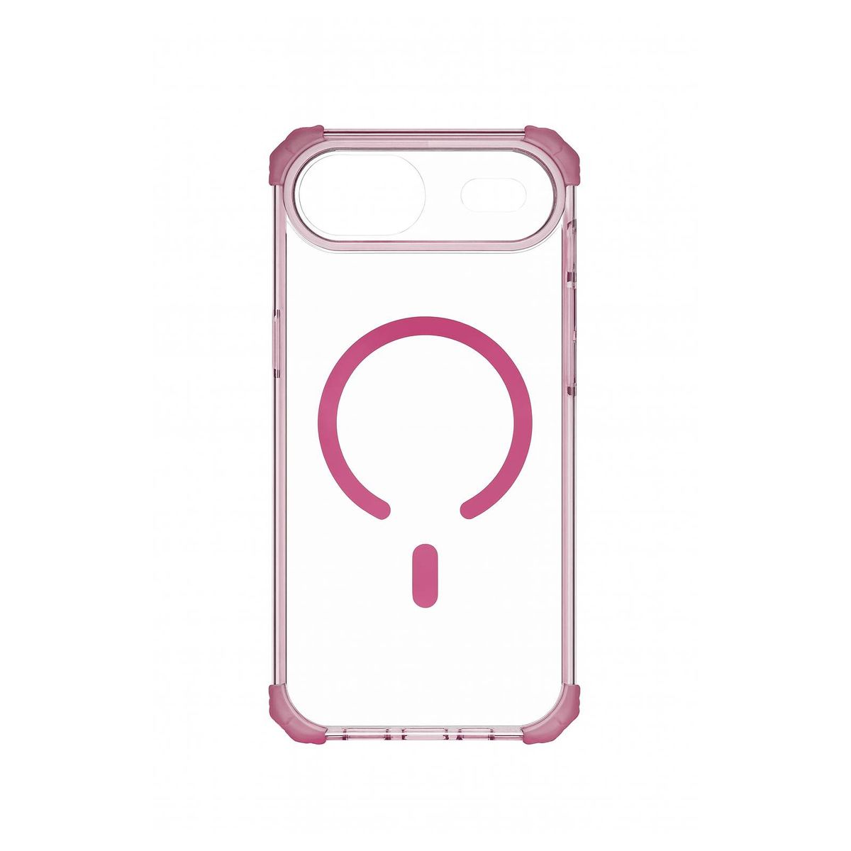 JOIGO - Carcasa Antishock Clear Para iPhone 17 Air Magsafe Rosado