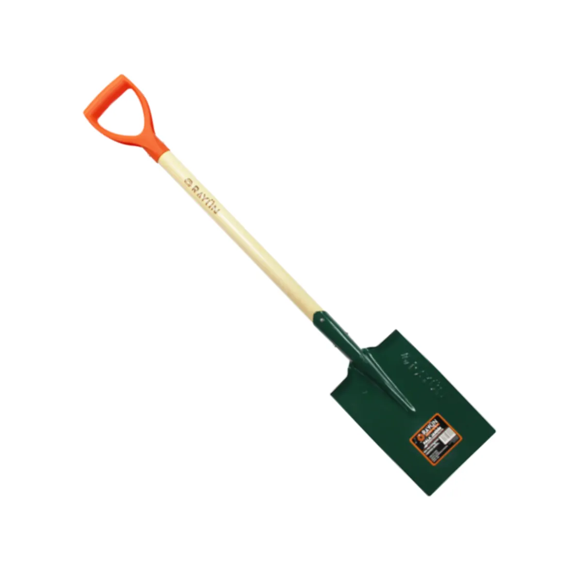 RAYUN - Pala para Jardin Cuadrada con Mango Rayun