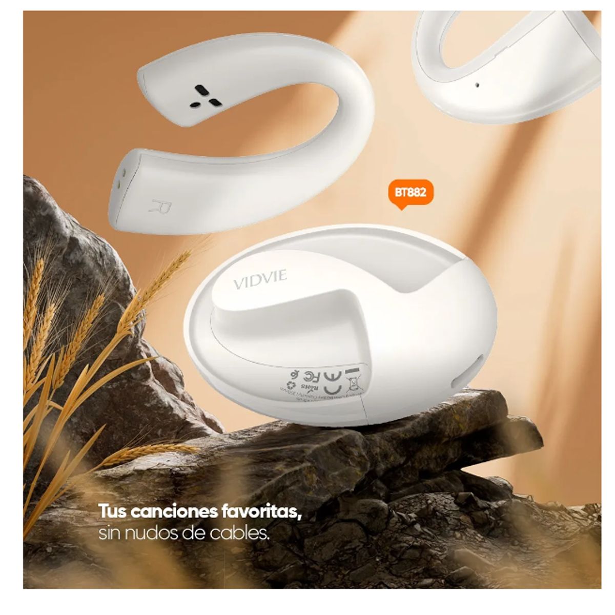 GENERICO - Auriculares Inalámbricos Open Ear Vidvie Bt882