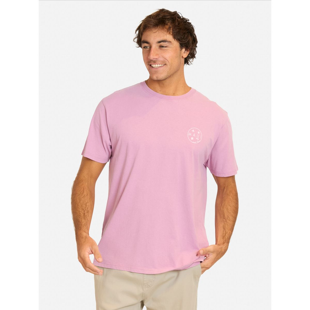 MAUI AND SONS - Polera MC Cumico Rosado Hombre Maui And Sons