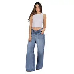 DIVINO JEANS - Jeans Sabrina II Celeste