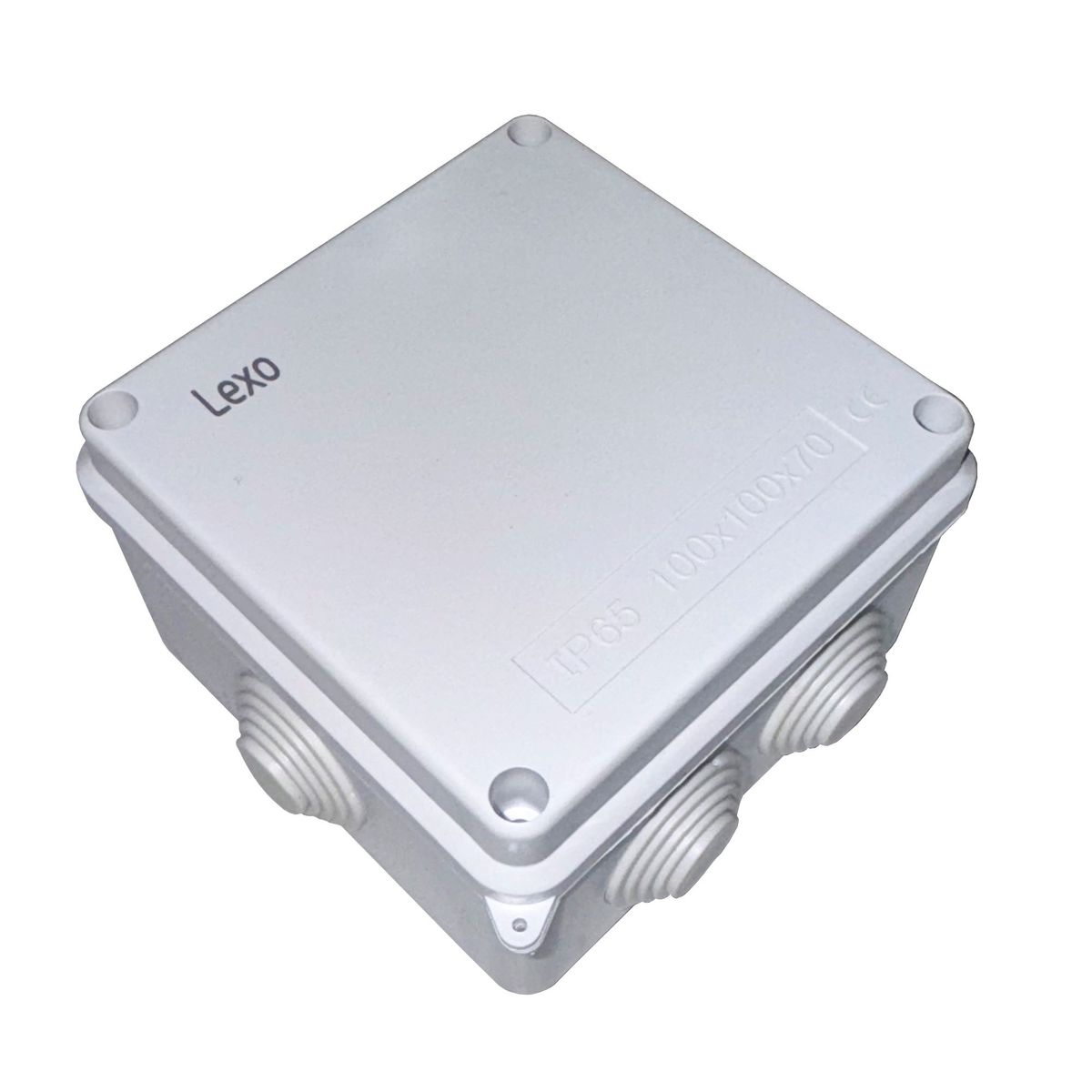 LEXO - Caja Estanca Eléctrica Conos 100x100x70 Certificada pack 5