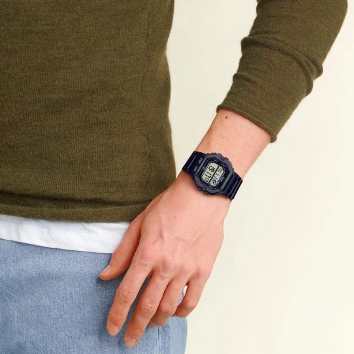 CASIO - Reloj Casio Hombre Vintage WS-1400H-1AVDF Lap Memory 60