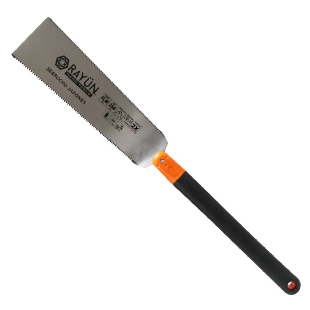 RAYUN - Serrucho de Tracción Doble Filo Japonés 250mm Rayun