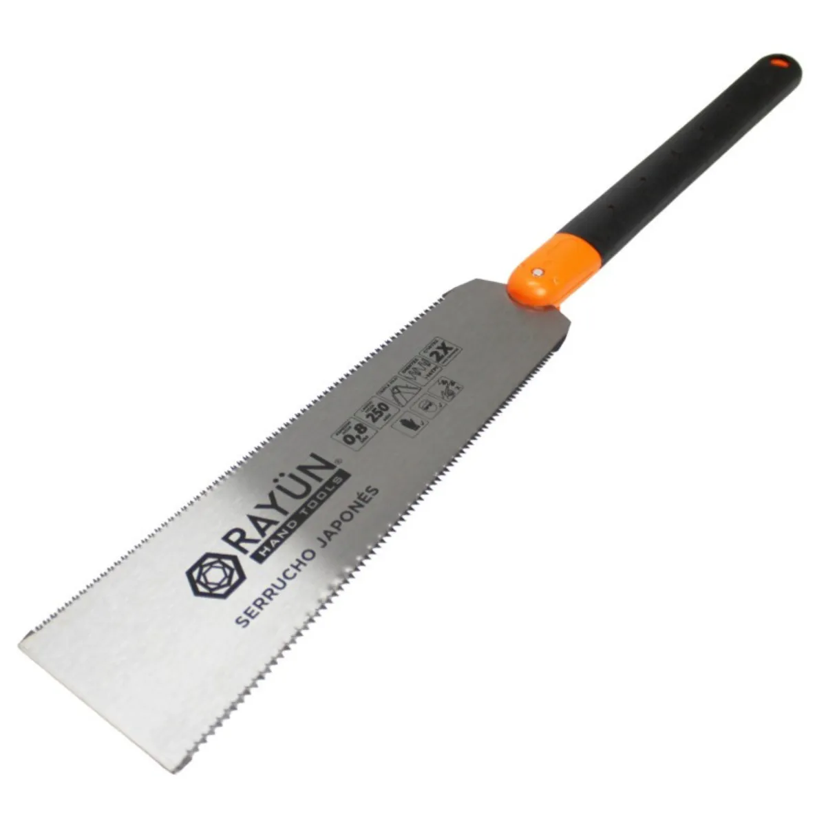 RAYUN - Serrucho de Tracción Doble Filo Japonés 250mm Rayun
