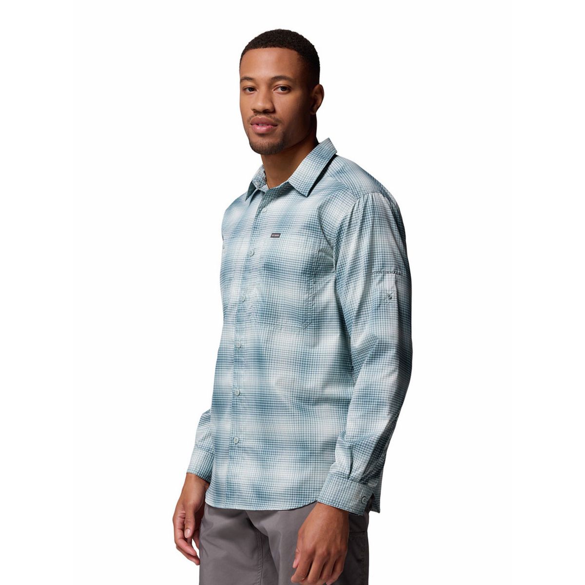 COLUMBIA - Camisa M/L Hombre Silver Ridge Utility Azul COLUMBIA